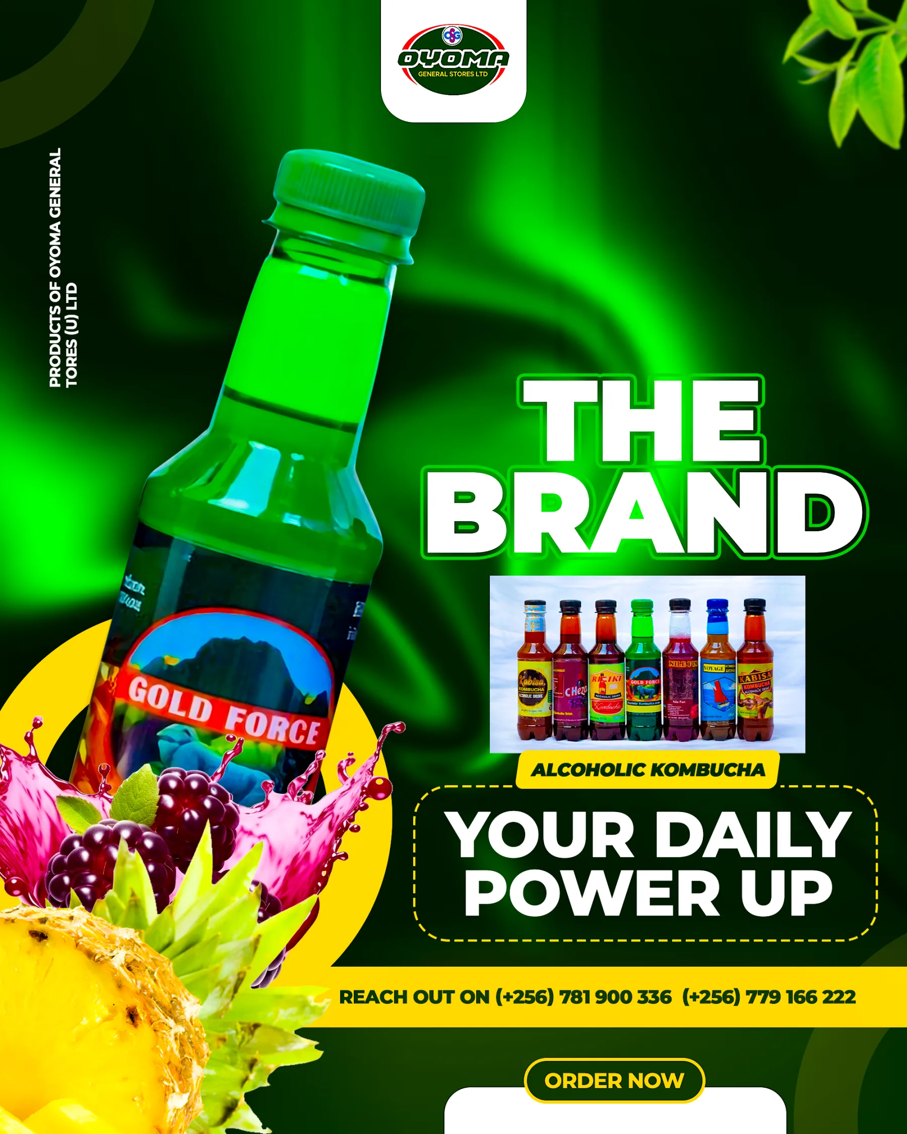 Oyoma Gold Force brand artwork